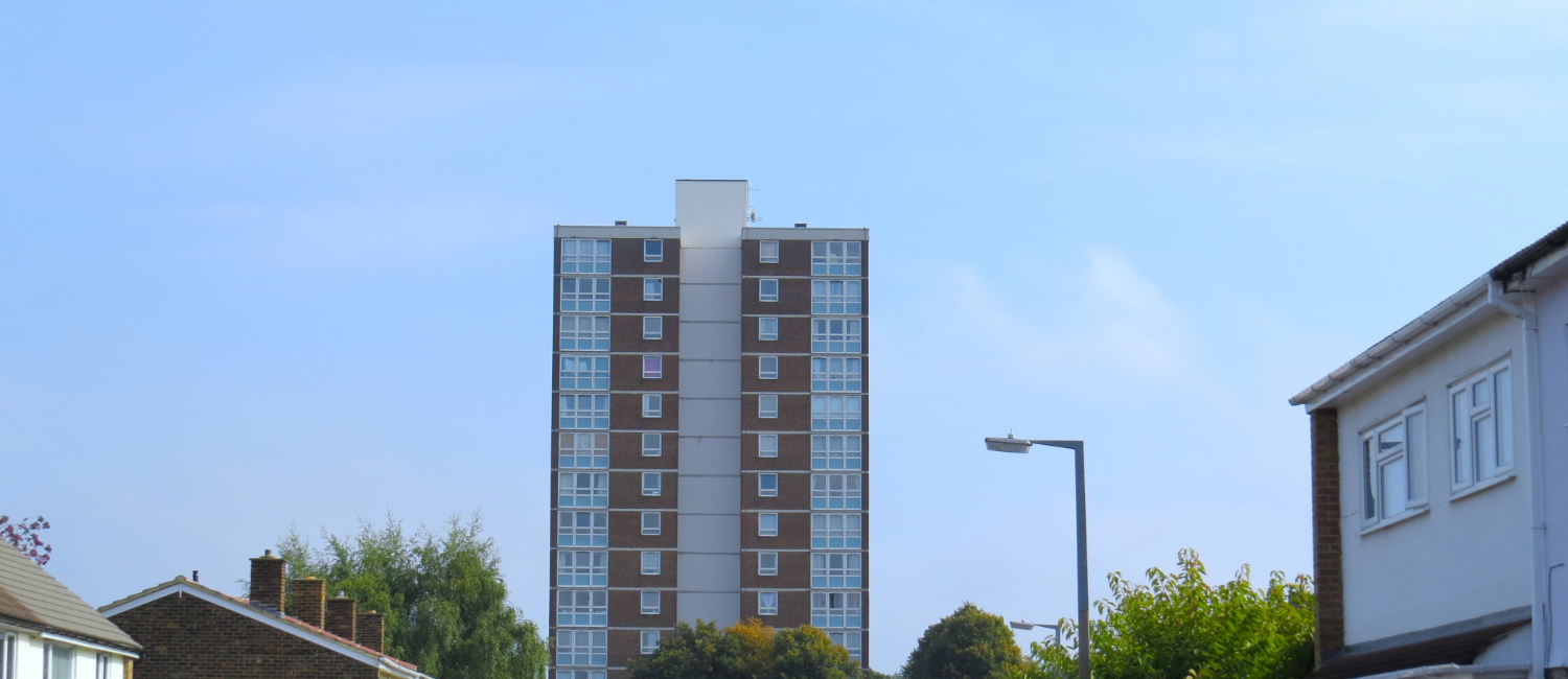 apartment block in Harlow