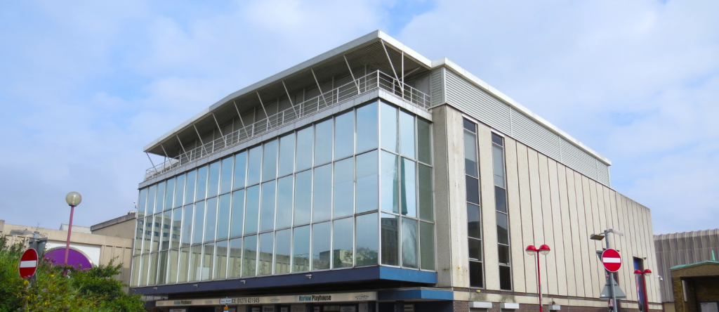 Harlow Playhouse, theatre building.